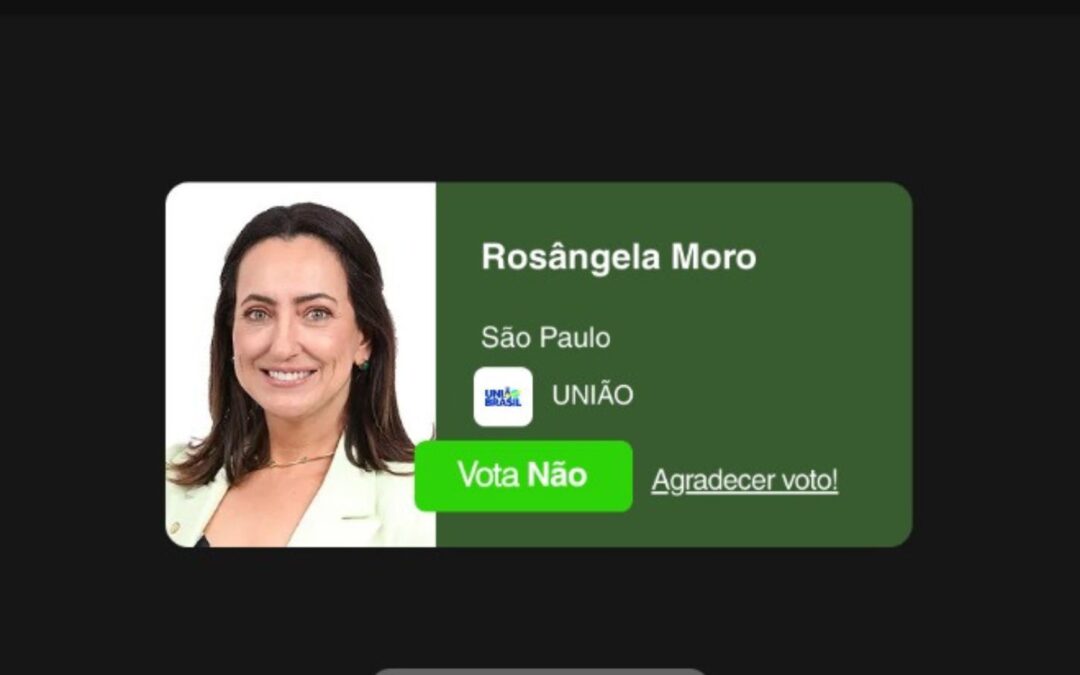 “Totalmente nocivo à democracia”, diz Rosangela Moro sobre PL da Censura
